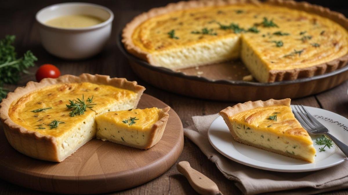 Ingredientes Essenciais para a Quiche de Queijo Simples