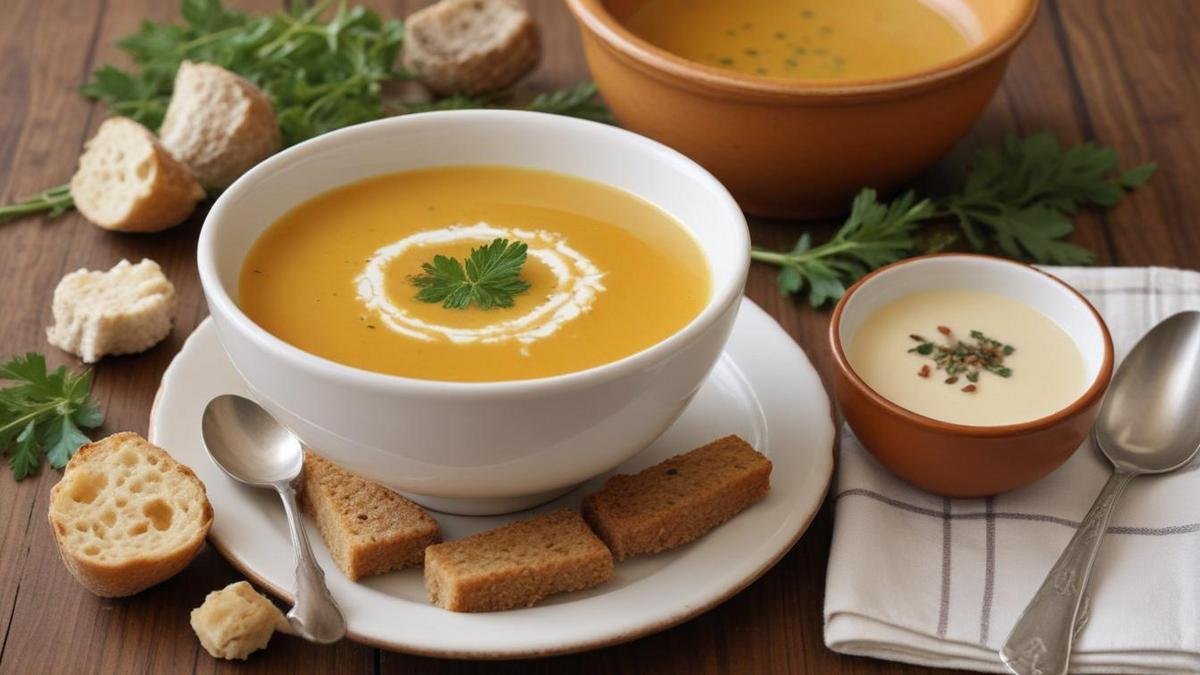 Variações da Sopa de Ervilha Cremosa