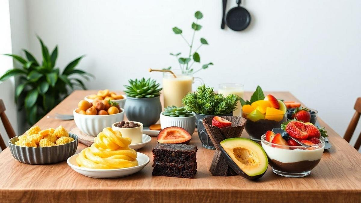 Criatividade nas Sobremesas Veganas