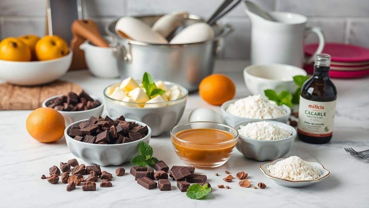 Ingredientes Essenciais para a Mousse de Chocolate Leve