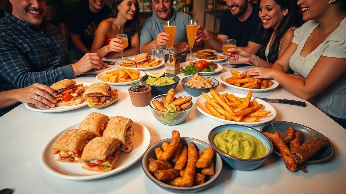 Lanches Rápidos para Receber Amigos