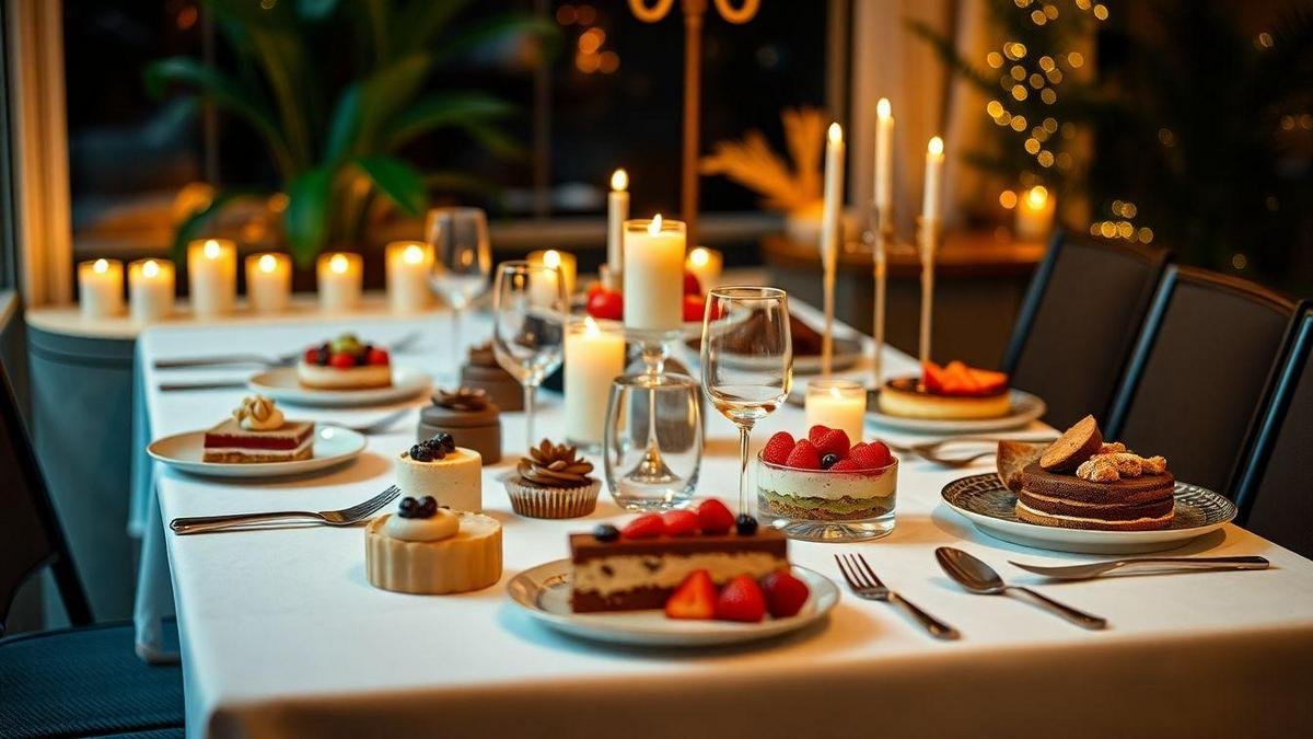 Sobremesas Veganas Sofisticadas para Impressão