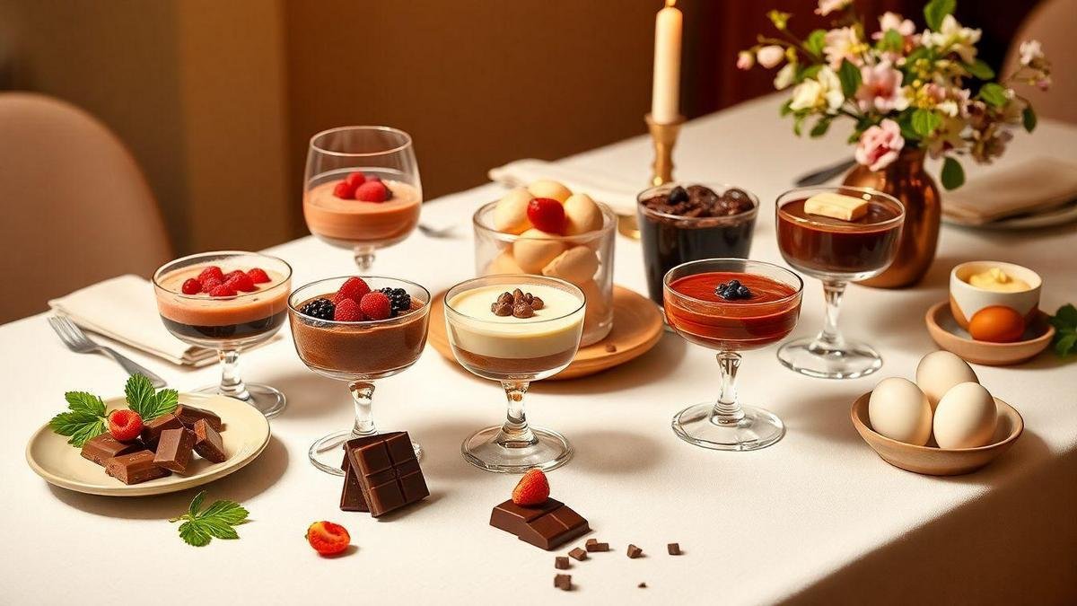 Variações da Receita de Mousse de Chocolate