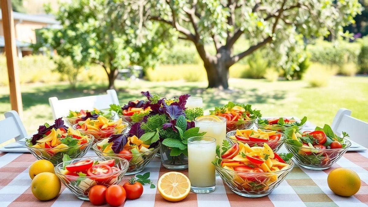 A Arte de Montar Saladas Refrescantes