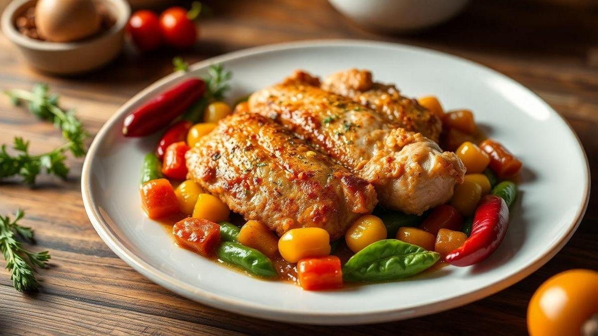 Frango Grelhado com Legumes: Uma Combinação Maravilhosa