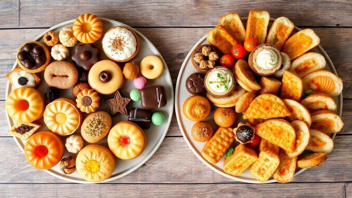 Lanches Doces vs. Lanches Salgados
