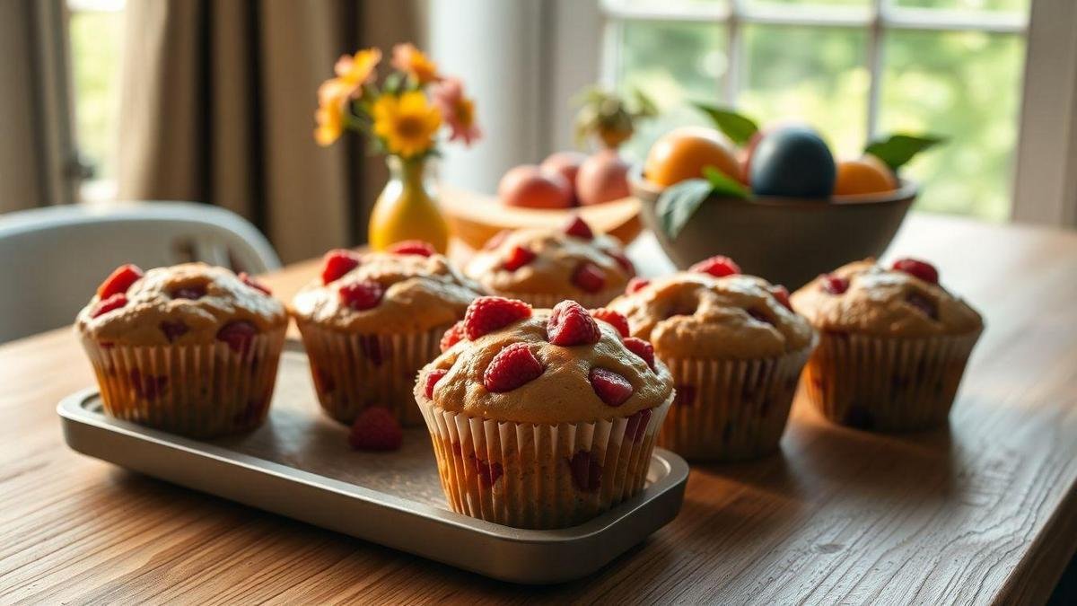 Muffins de Frutas: Uma Explosão de Frescor
