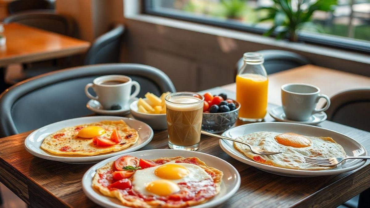 Omeletes Recheadas: Um Café da Manhã que Não é Só Para os Fracos