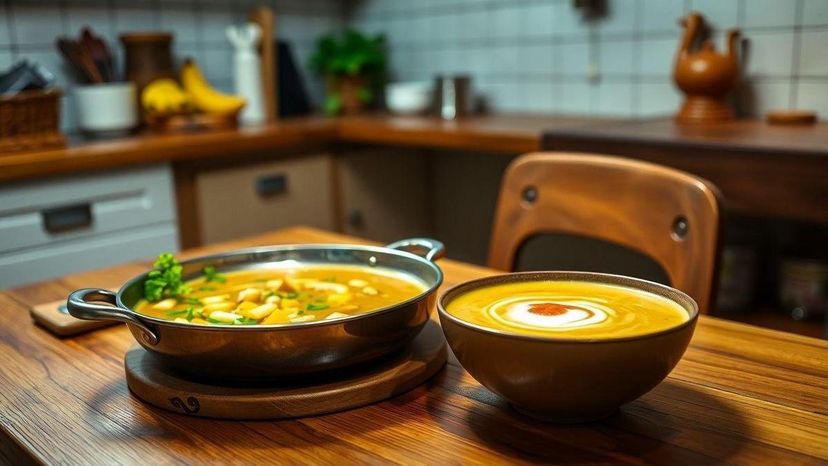 Personalizando suas receitas de sopas cremosas