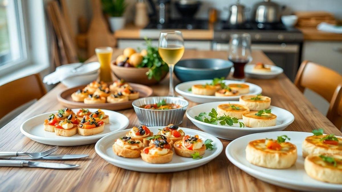 Petiscos Rápidos que Impressionam Sem Queimar a Cozinha