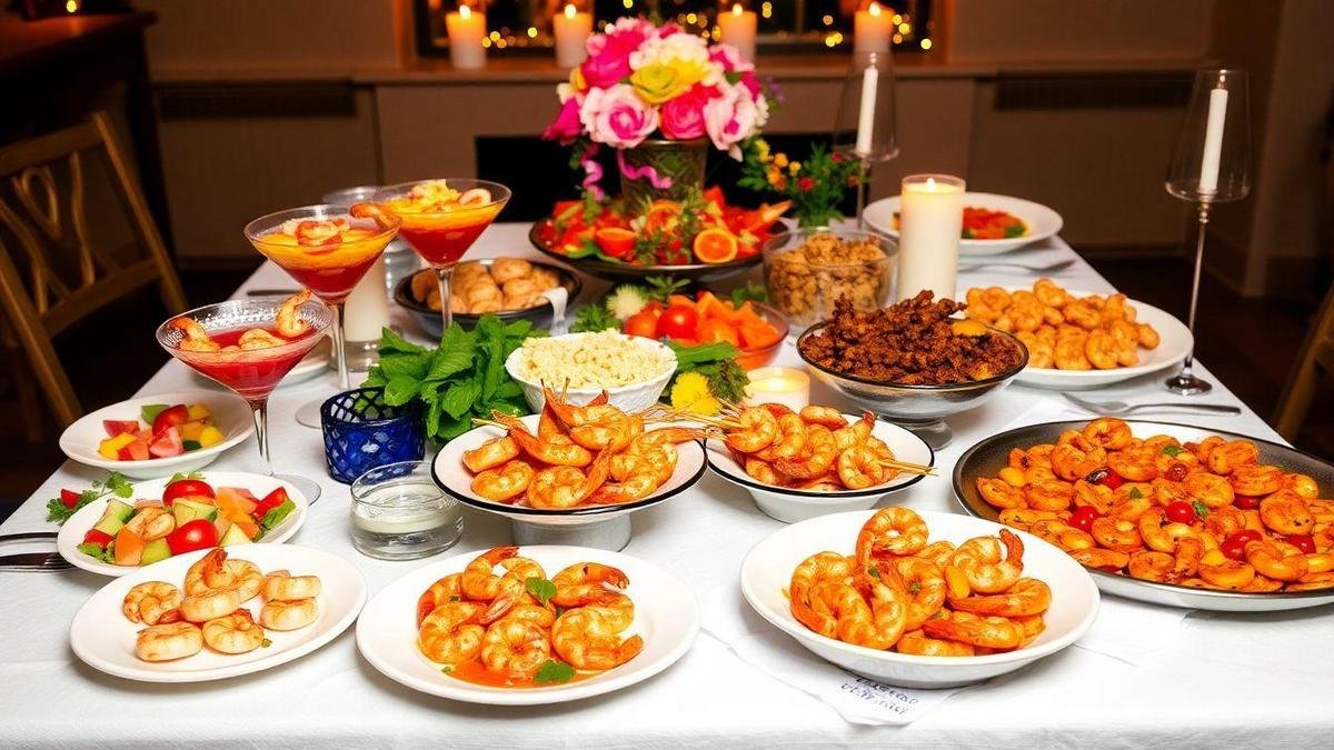 Receitas de camarão para festas que vão deixar seus convidados pedindo mais