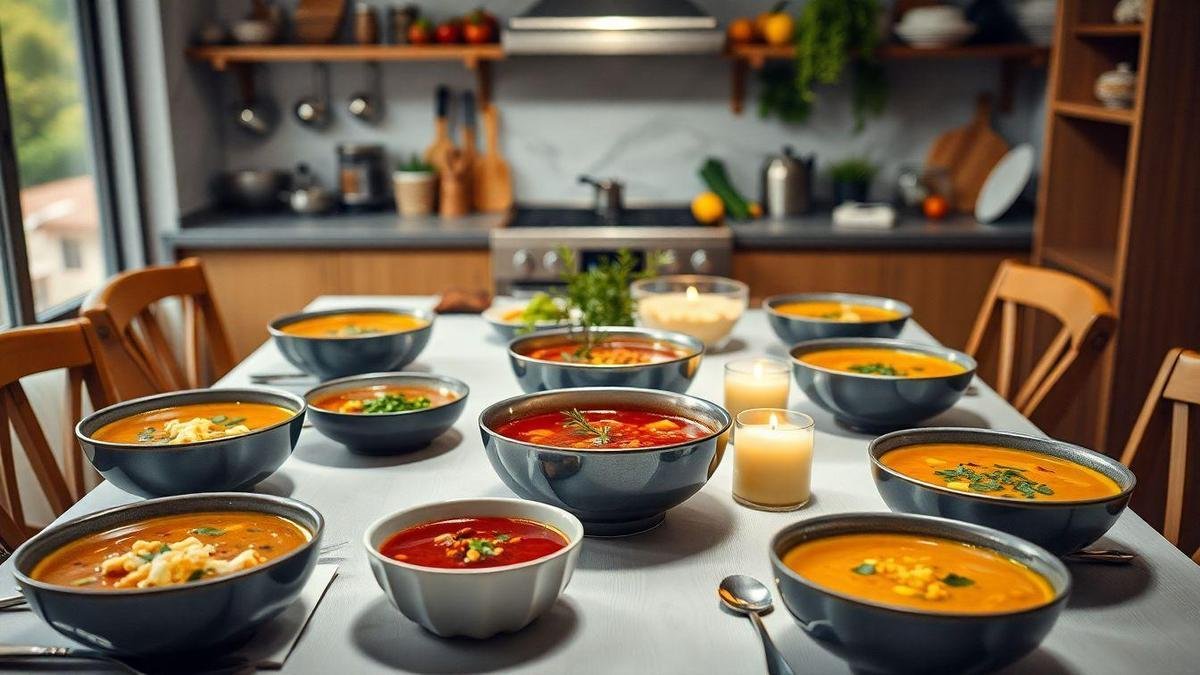Receitas de sopas simples para todos os gostos