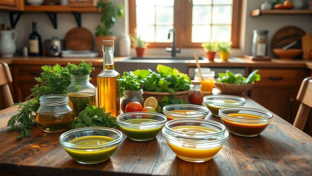 Receitas Rápidas de Molhos Caseiros para Saladas