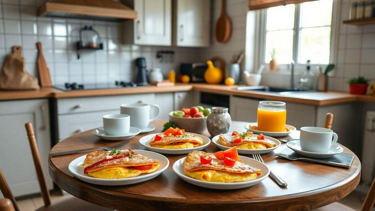 Receitas Rápidas de Omeletes Recheados para Variar o Café
