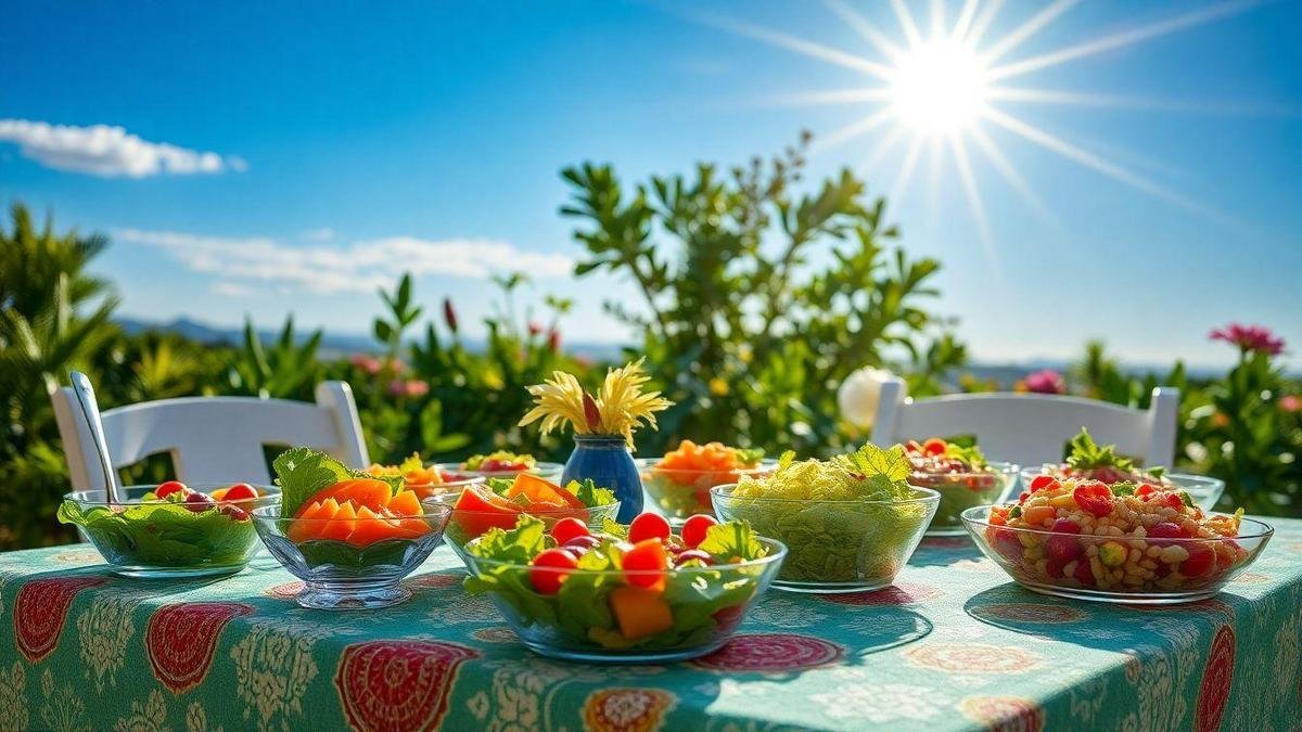 Receitas Rápidas de Saladas para o Verão
