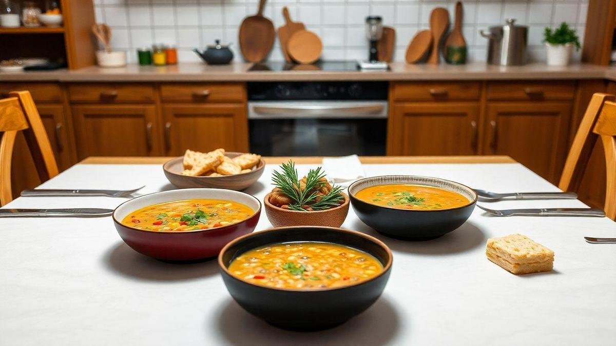 Receitas rápidas de sopas que não quebram o banco