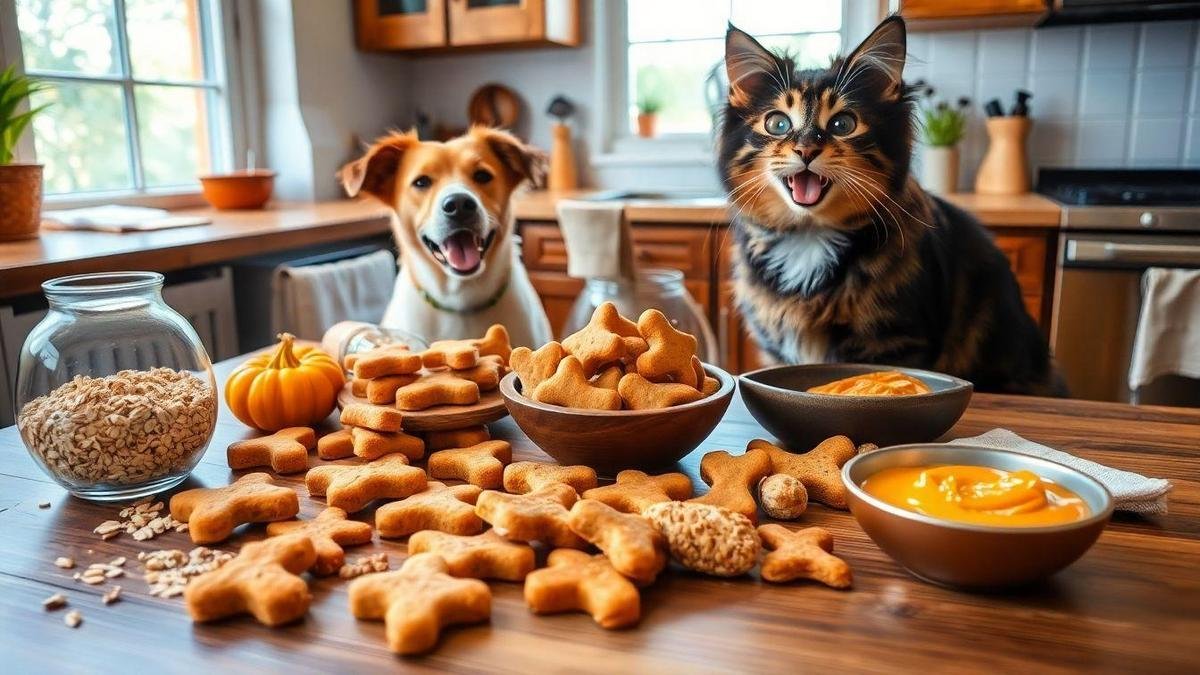Snacks caseiros para animais: Uma tendência em alta